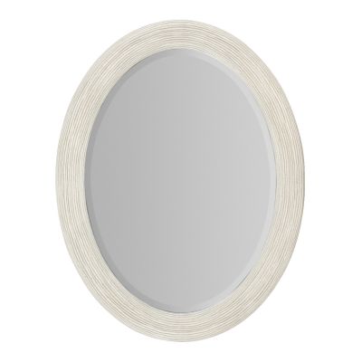 Hooker Serenity Amelia Oval Mirror in White