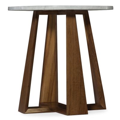 Hooker Melange Luca End Table in Medium Wood