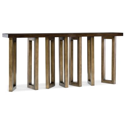 Hooker Melange Connelly Hall Console Table in Dark Wood