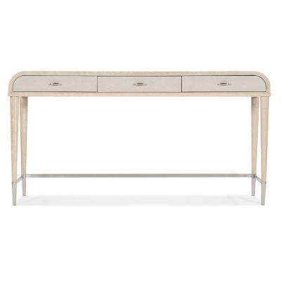 Hooker Nouveau Chic Three Drawer Console Table in Light Wood