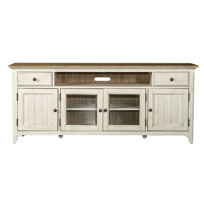 Liberty Furniture Farmhouse Reimagined Entertainment 72" Tv Stand in White