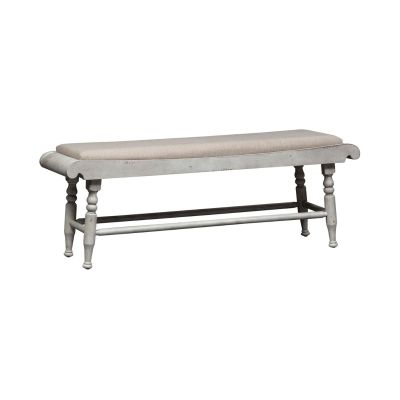 Liberty Furniture Whitney Bench in Gray