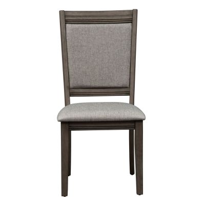 Liberty Furniture Tanners Creek Upholstered Side Chair in Gray