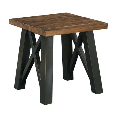 Kinciad Modern Classics Crossfit End Table in brown