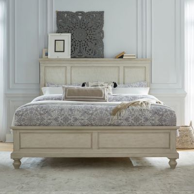 Liberty Furniture High Country Cal.King Panel Bed in Antique White