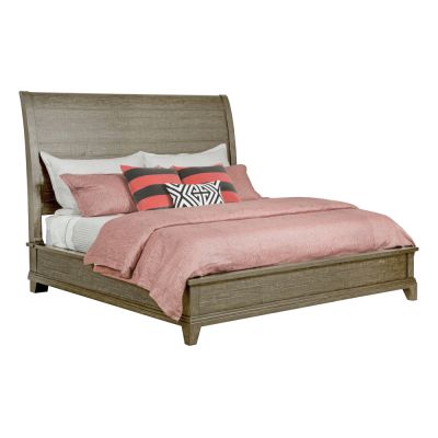 Kincaid Plank Road Eastburn Sleigh Queen Bed in Natural Finish