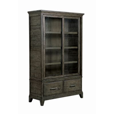 Kincaid Plank Road 50 Inch Wide Darby Display China Cabinet
