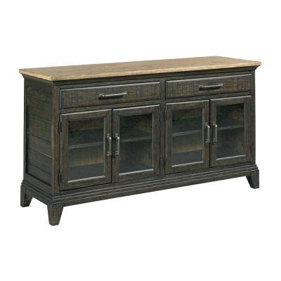 Kincaid Plank Road 64 Inch Rockland Buffet Server in Charcoal Finish