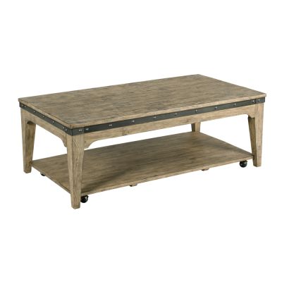 Kincaid Plank Road Artisans Rectangular Cocktail Table in Natural Finish