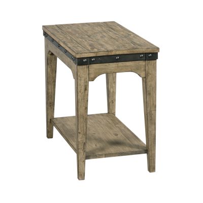 Kincaid Plank Road Artisans Chairside Table in Natural Finish