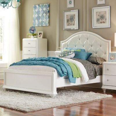Liberty Furniture Stardust Panel Twin Bed in White