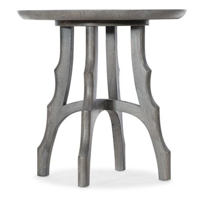 Hooker Commerce & Market Round End Table in Grays