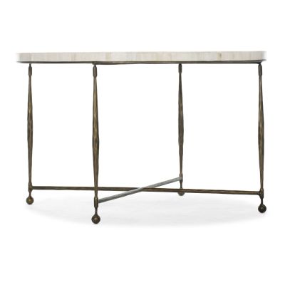 Hooker Commerce & Market Round Cocktail Table in Golds