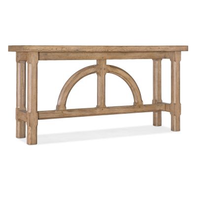 Hooker Commerce & Market Console Table in Light Wood