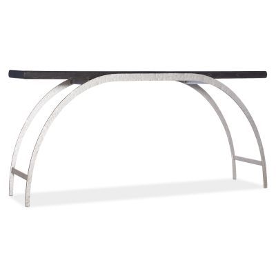 Hooker Commerce & Market Metal and Wood Console in Blacks