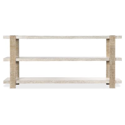 Hooker Commerce & Market Rope Console Table in Light Wood