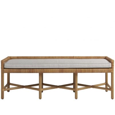 Universal Furniture Escape Natural Rattan Pull Up Bench