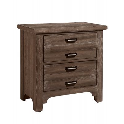 Vaughan Bassett Bungalow Two Drawer Nighstand-Bungalow-Folkstone