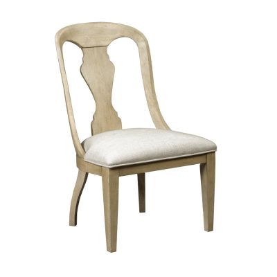 American Drew Litchfield Driftwood Whitby Upholstered Side Chair