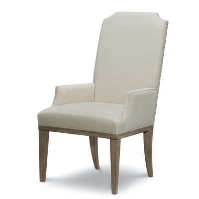 Legacy Classic Monteverdi By Rachael Ray Sun Bleached Cypress Uphosltered Host Arm Chair