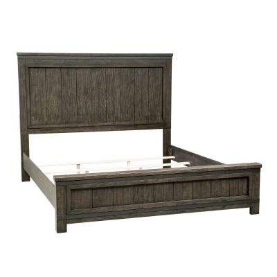 Liberty Furniture Thornwood Hills Cal.King Panel Bed in Dark Gray