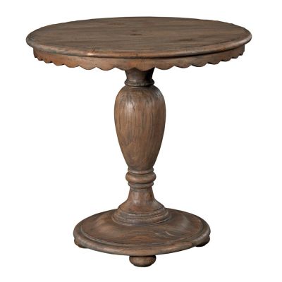 Kincaid Weatherford- Heather Accent Table in gray-brown