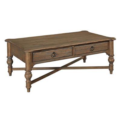 Kincaid Weatherford- Heather Cocktail Table in gray-brown