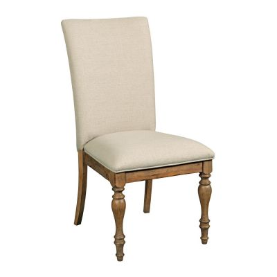 Kincaid Weatherford- Heather Tasman Upholstered Side Chair in gray-brown