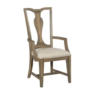 Kincaid Mill House Copeland Arm Chair in light brown