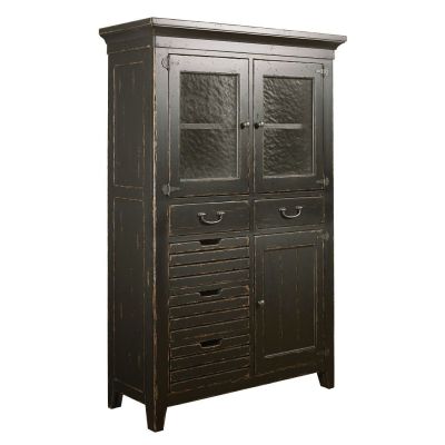 Kincaid Mill House Coleman Dining Chest-Anvil in dark brown