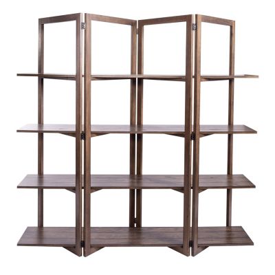 Liberty Furniture Lennox 72" Open Bookcase in Brown