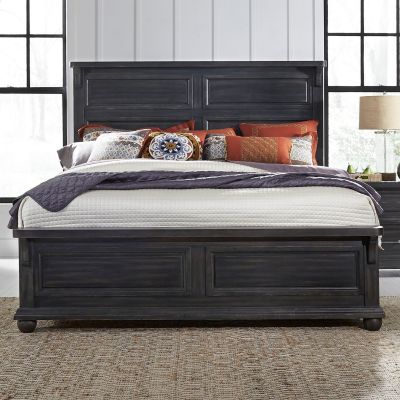 Liberty Furniture Harvest Home Cal.King Panel Bed in Chalkboard