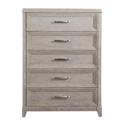Liberty Furniture Belmar Five Drawer Chest in Washed Taupe