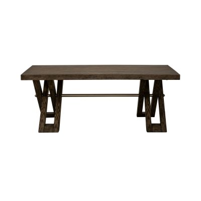 Liberty Furniture Crossroads Cocktail Table in Russet Brown