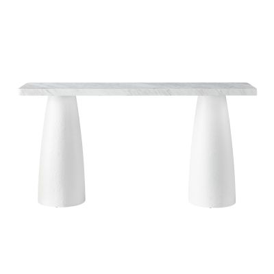Universal Furniture Miranda Kerr Home Tranquility Harmony Console Table in Ivory
