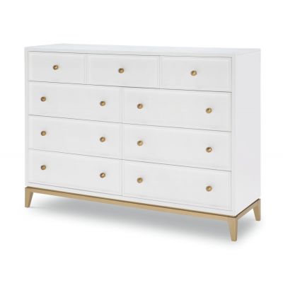 Legacy Classic Chelsea By Rachael Ray Dresser/Bureau in White And Soft Gold