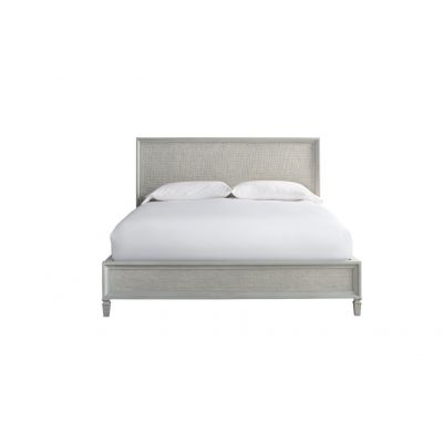 Universal Summer Hill French Gray Woven Accent King Bed