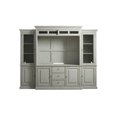 Universal Summer Hill French Gray Home Entertainment Wall System