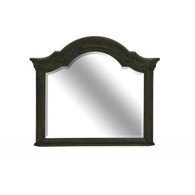 Magnussen Furniture Bellamy Shaped Dresser Mirror in Peppercorn