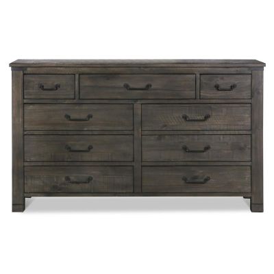Magnussen Furniture Abington Drawer Dresser in Weathered Charcoal