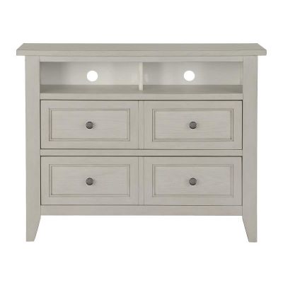 Magnussen Furniture Raelynn Media Chest in Weathered White
