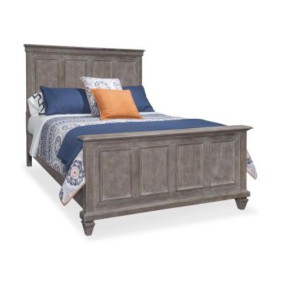 Magnussen Furniture Lancaster Panel Bed in Dovetail Grey