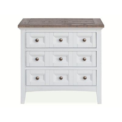 Magnussen Furniture Heron Cove Drawer Nightstand in Two Tone