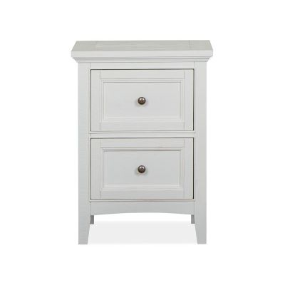 Magnussen Furniture Heron Cove Small Drawer Nightstand in Chalk White
