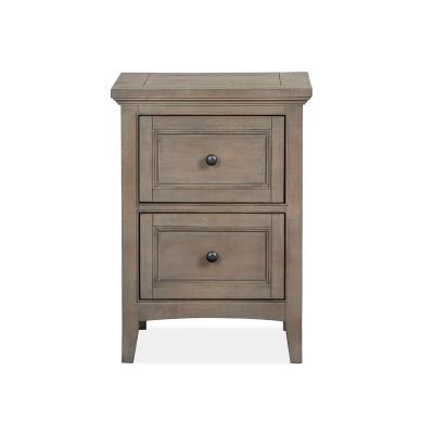 Magnussen Furniture Paxton Place Small Drawer Nightstand in Dovetail Grey