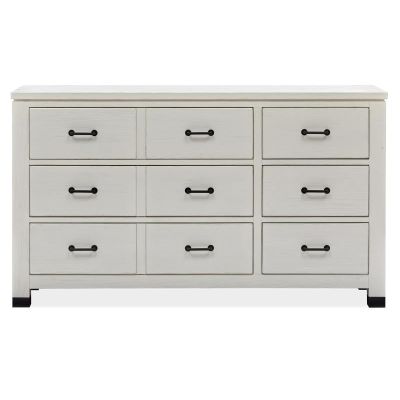 Magnussen Furniture Harper Springs Drawer Dresser in Silo White 