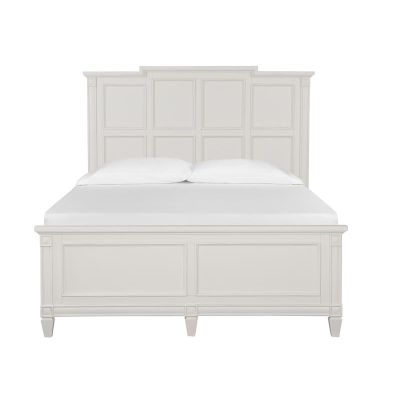 Magnussen Furniture Willowbrook Panel Bed in Egg Shell White