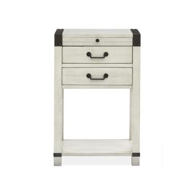 Magnussen Furniture Chesters Mill Open Nightstand in Alabaster