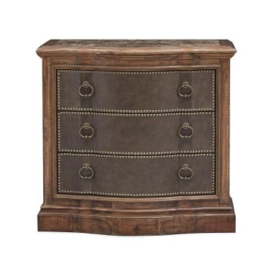 Magnussen Furniture Lariat Bachelor Chest in Roasted Pecan Saddle Brown