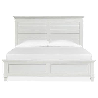 Magnussen Furniture Charleston Panel Bed in White Dove